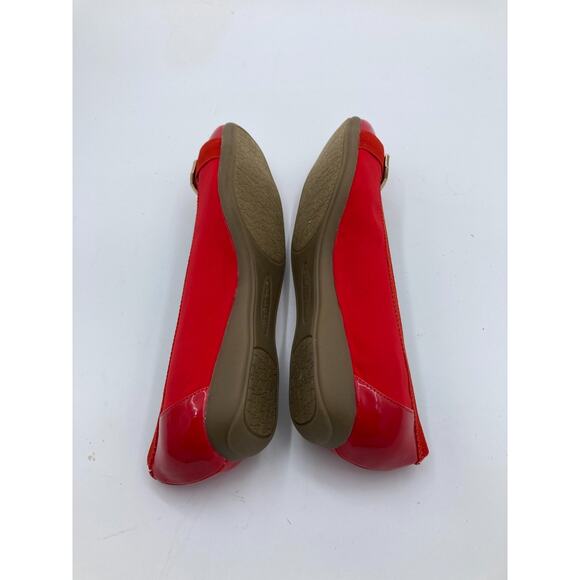 Comfortview Women's The London‎ Flat Hot Red Size 9.5W New/Box - Picture 7 of 13